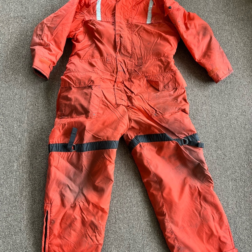 Mustang Survival Floater Suit XXL MS-185 Coverall Orange